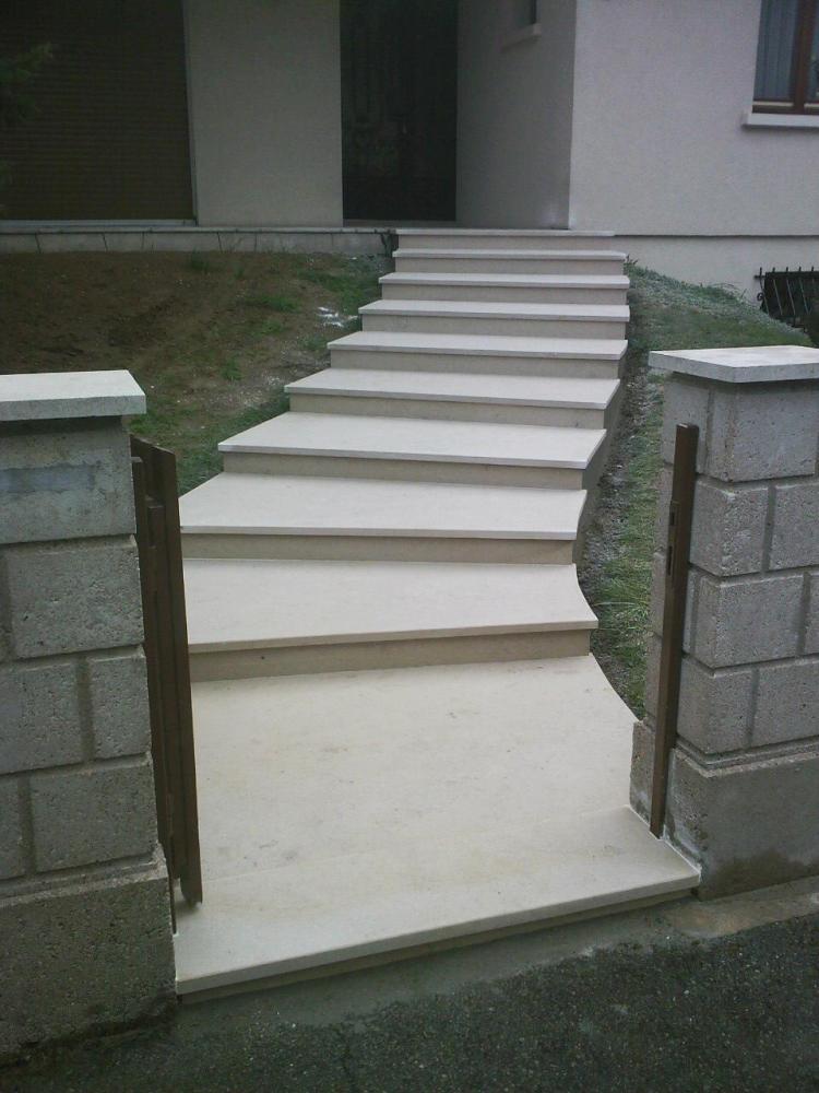 escalier marbre